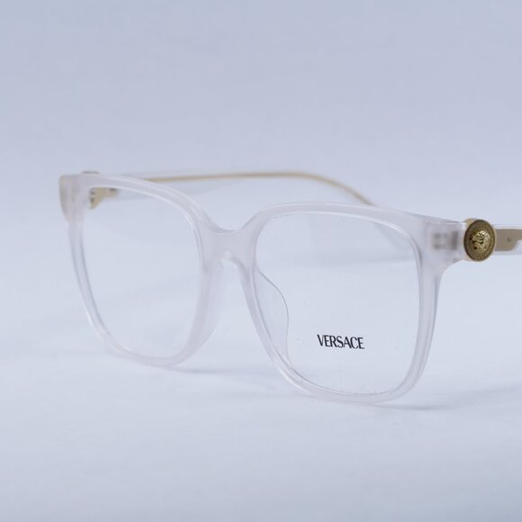 🕶️ New Versace VE3332D 5391 Eyeglasses - Opal Milk Frame 55mm - Picture 7 of 11